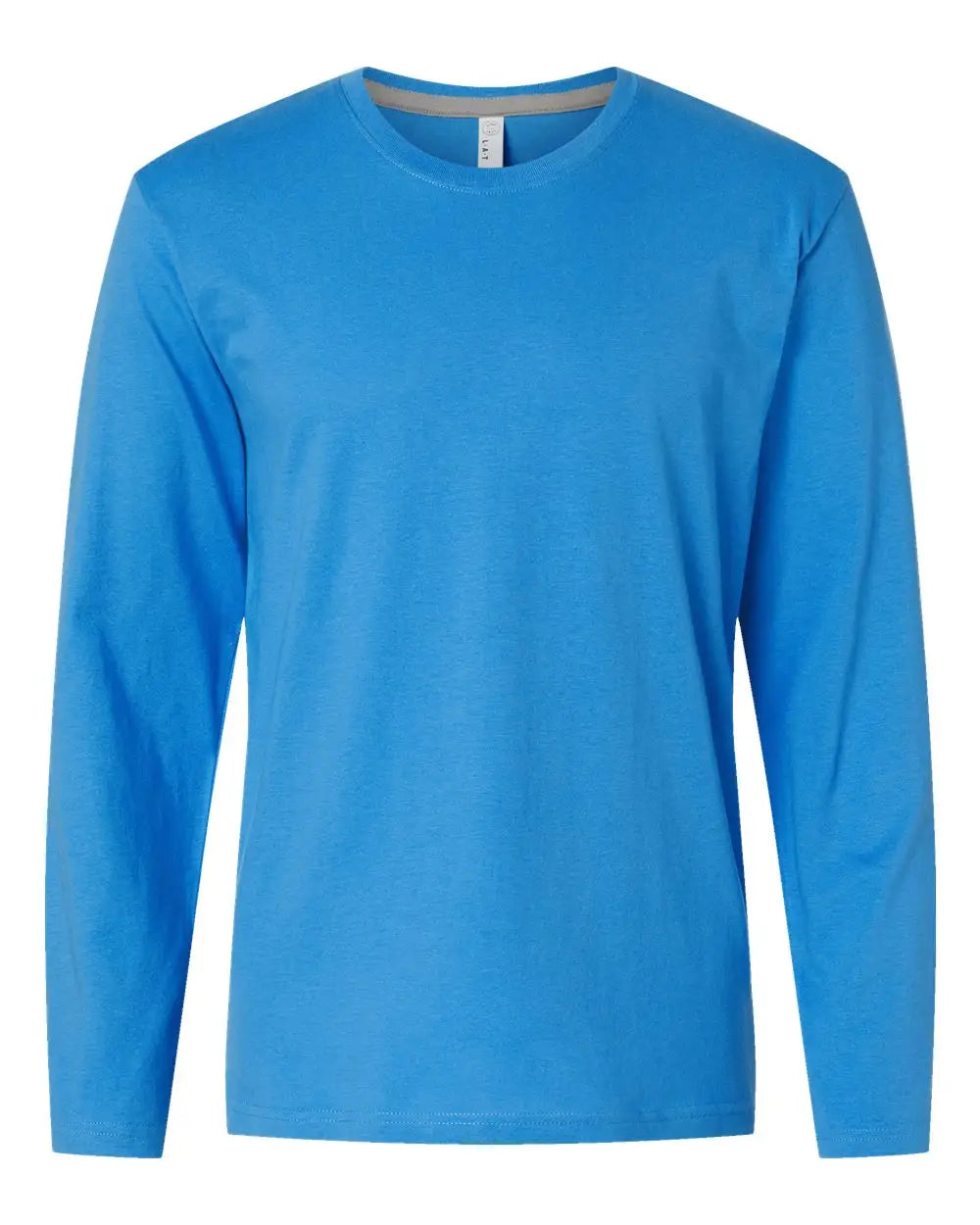 Lat 6918 Fine Jersey Long Sleeve Tee - Tradewind - Blue / s