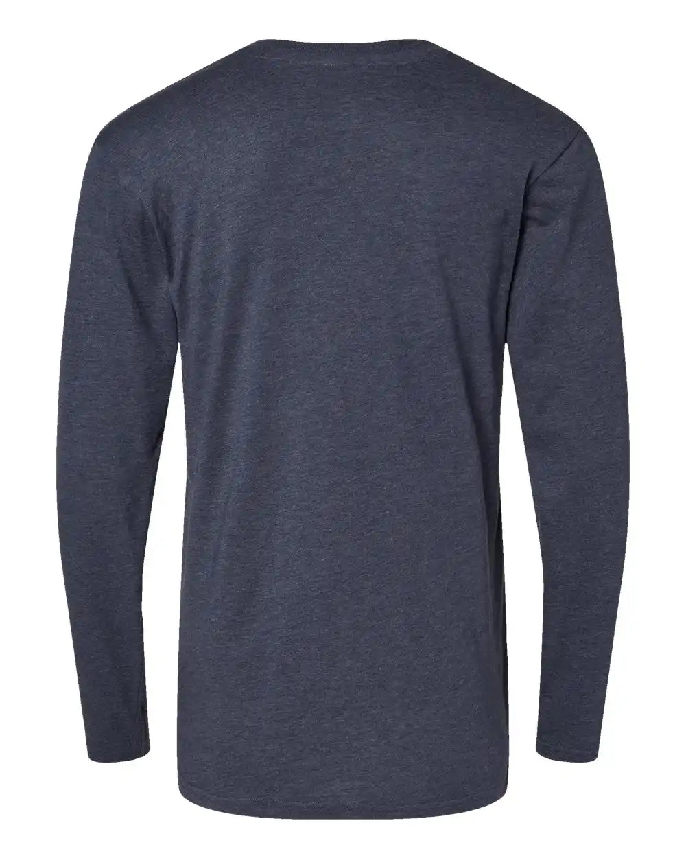Lat 6918 Fine Jersey Long Sleeve Tee - Vintage Denim - s