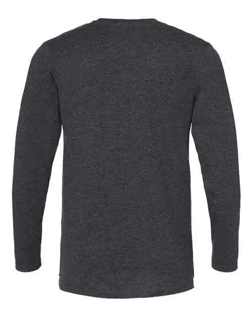 Lat 6918 Fine Jersey Long Sleeve Tee - Vintage Smoke
