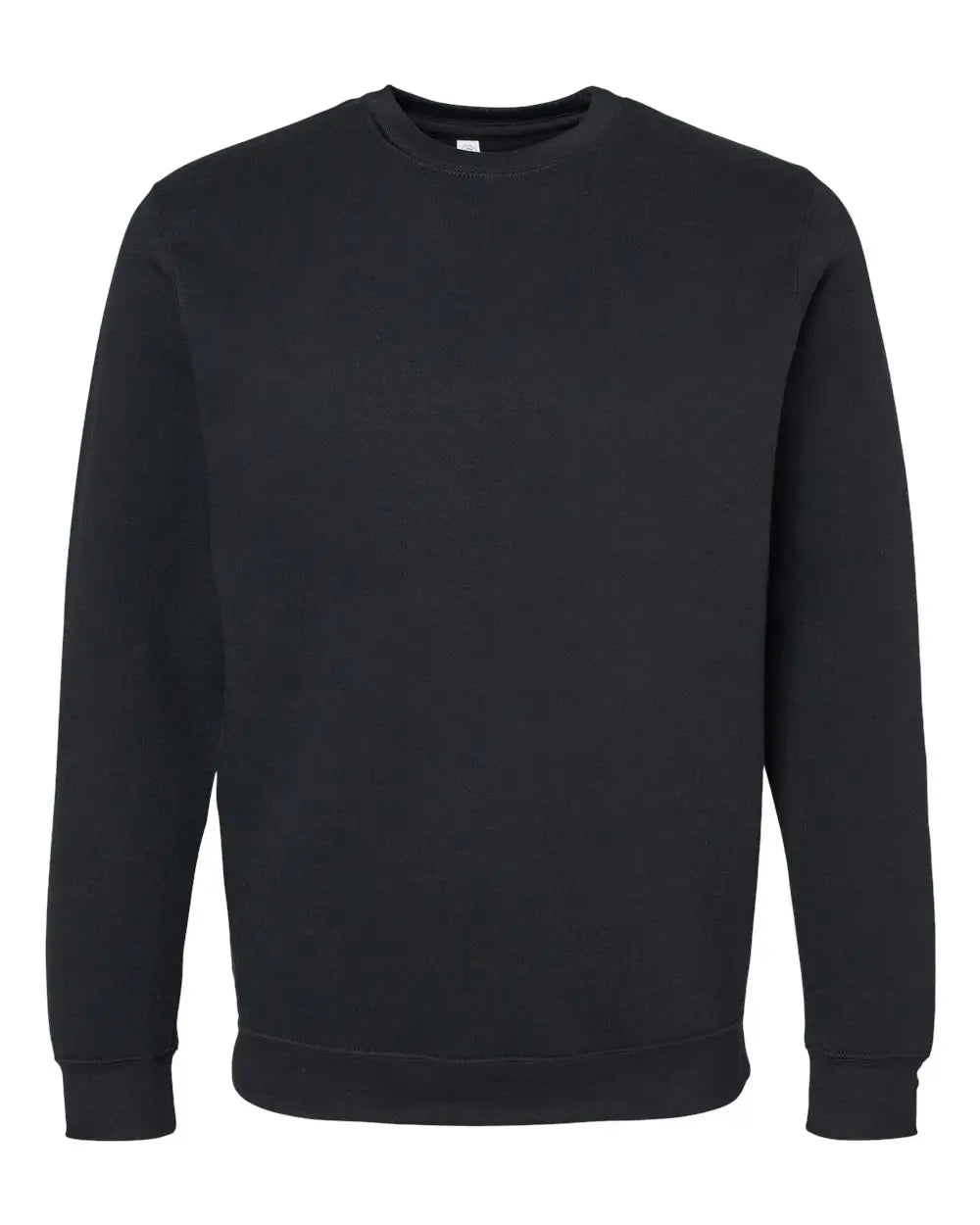 Lat 6925 Elevated Fleece Crewneck Sweatshirt - Black
