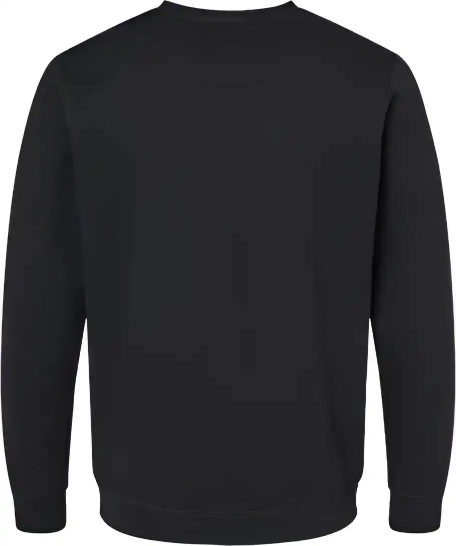 Lat 6925 Elevated Fleece Crewneck Sweatshirt - Black