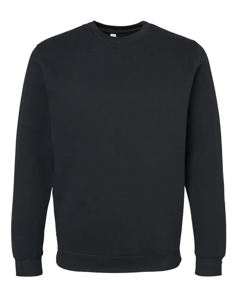 Lat 6925 Elevated Fleece Crewneck Sweatshirt - Black - s
