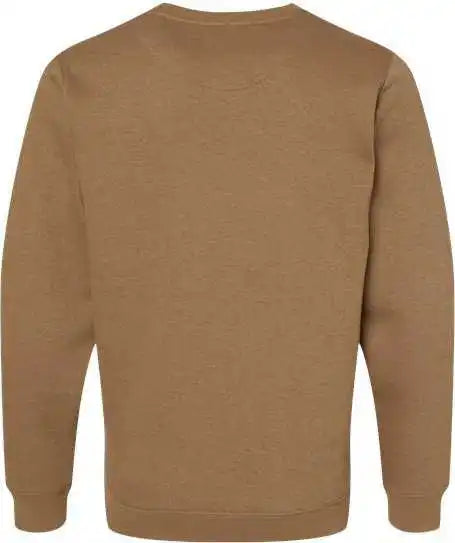 Lat 6925 Elevated Fleece Crewneck Sweatshirt Coyote Brown