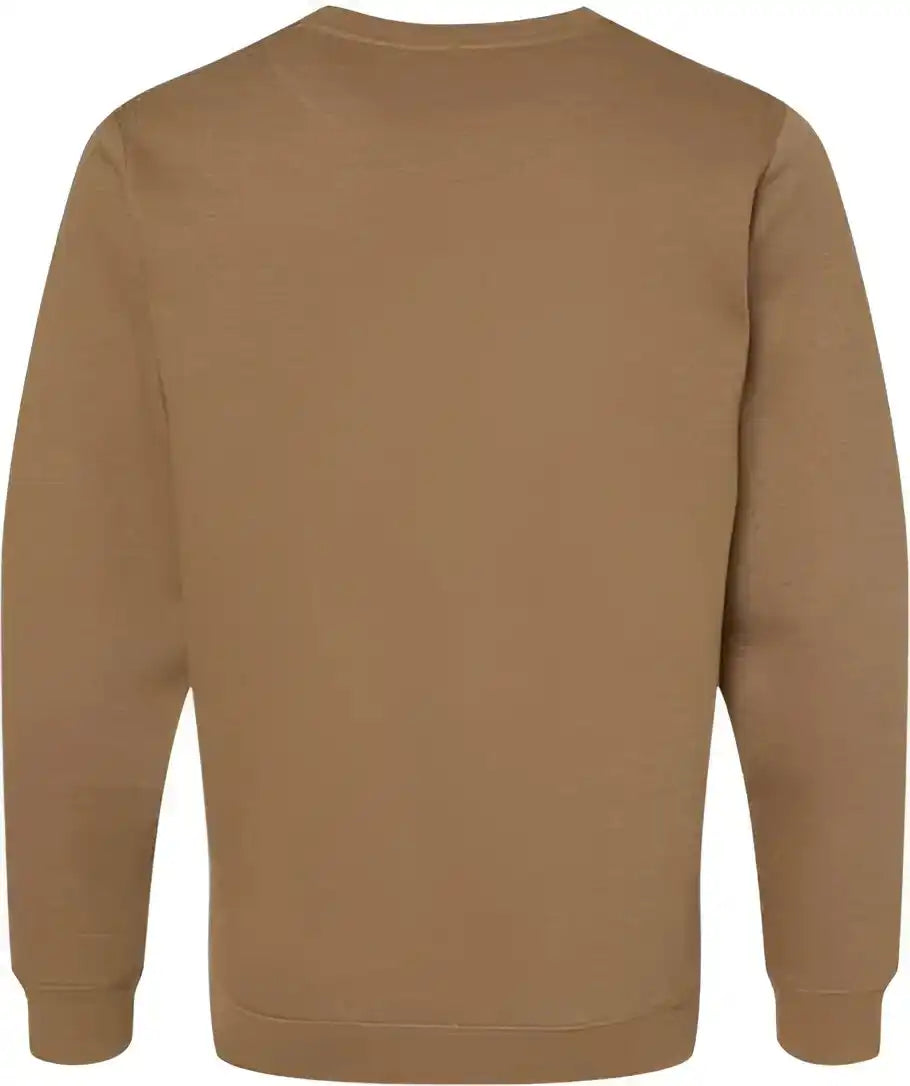 Lat 6925 Elevated Fleece Crewneck Sweatshirt Coyote Brown
