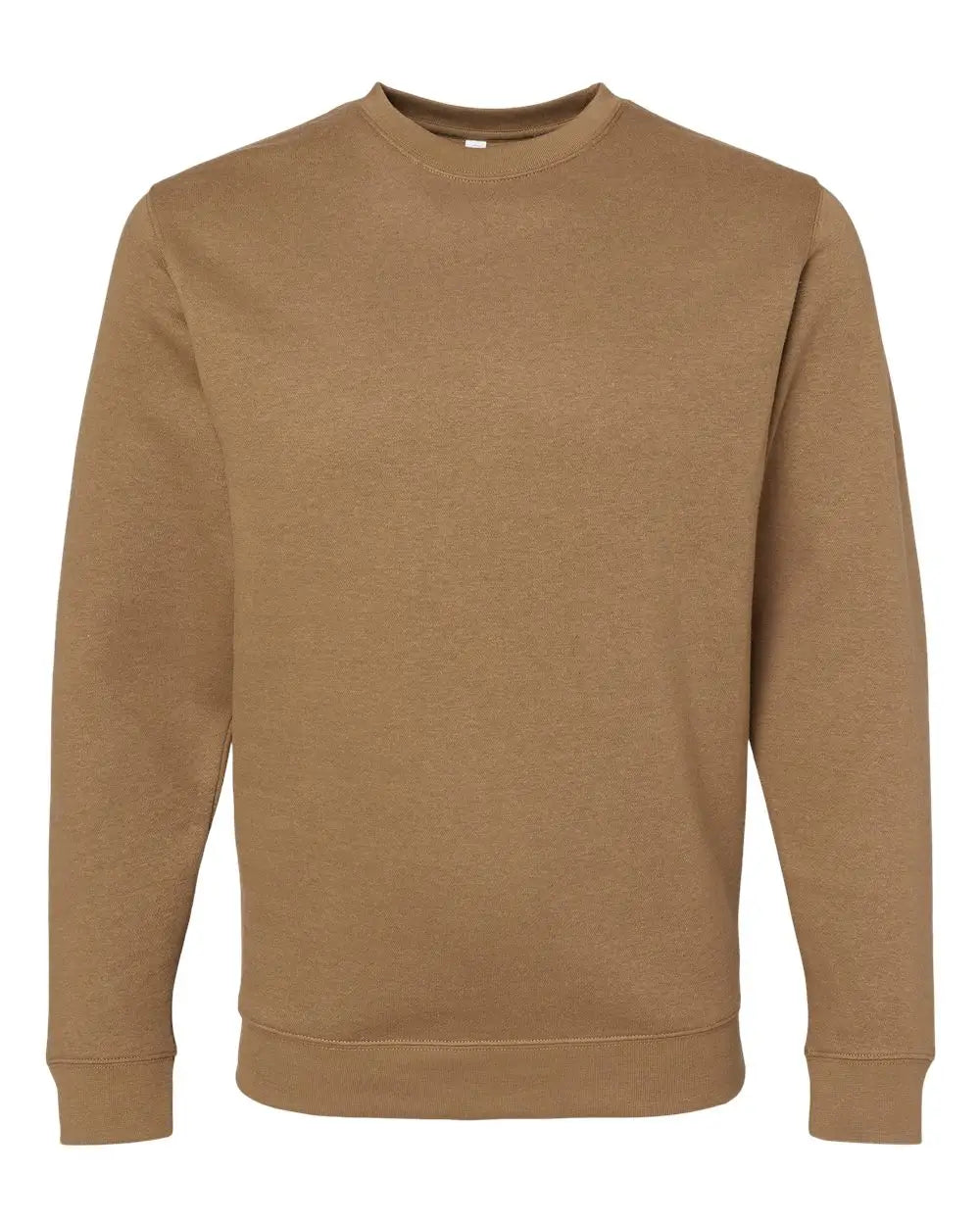 Lat 6925 Elevated Fleece Crewneck Sweatshirt - Coyote Brown - s