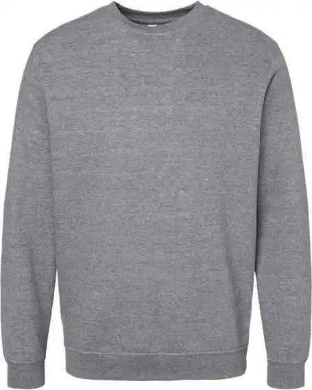 Lat 6925 Elevated Fleece Crewneck Sweatshirt Granite Heather