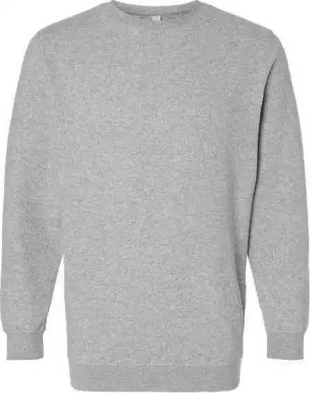 Lat 6925 Elevated Fleece Crewneck Sweatshirt Heather