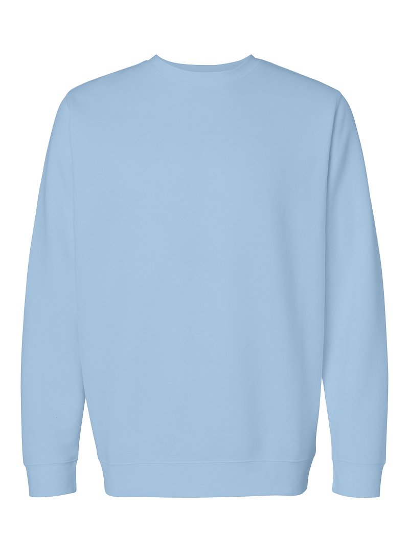 Lat 6925 Elevated Fleece Crewneck Sweatshirt - Light Blue