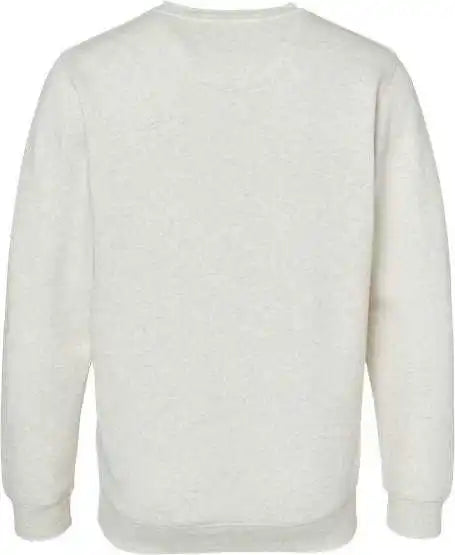 Lat 6925 Elevated Fleece Crewneck Sweatshirt Natural Heather