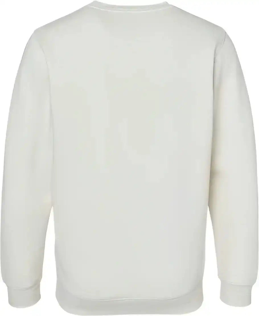 Lat 6925 Elevated Fleece Crewneck Sweatshirt Natural Heather
