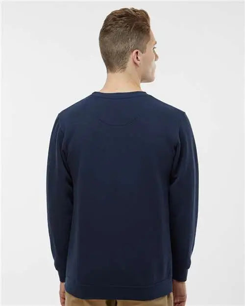 Lat 6925 Elevated Fleece Crewneck Sweatshirt - Navy