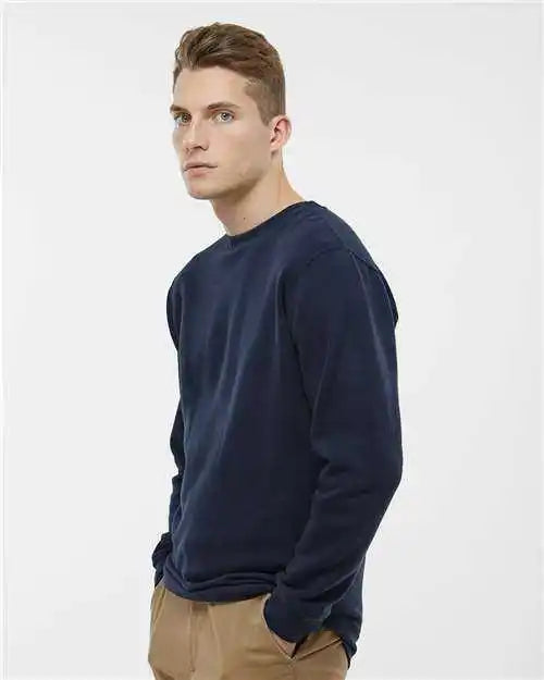 Lat 6925 Elevated Fleece Crewneck Sweatshirt - Navy