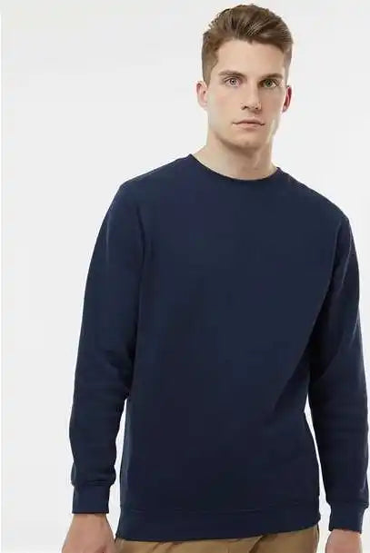 Lat 6925 Elevated Fleece Crewneck Sweatshirt Navy