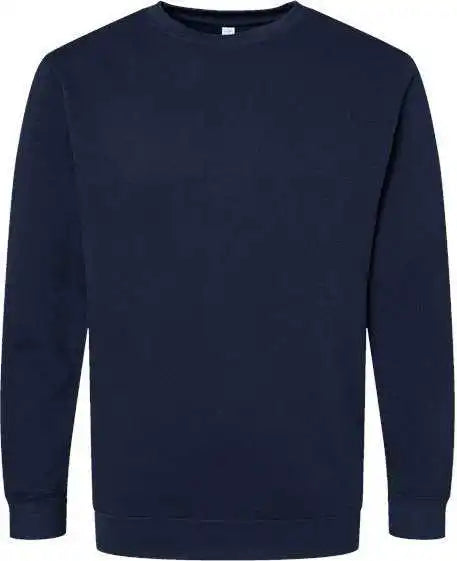Lat 6925 Elevated Fleece Crewneck Sweatshirt Navy