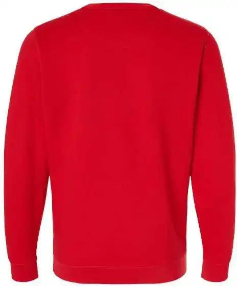Lat 6925 Elevated Fleece Crewneck Sweatshirt Red