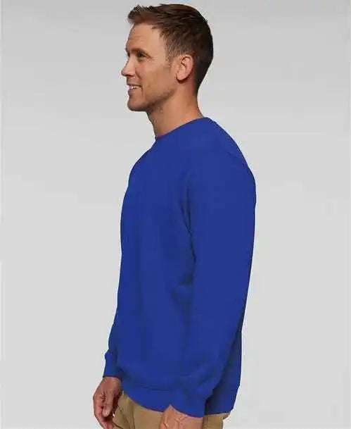 Lat 6925 Elevated Fleece Crewneck Sweatshirt - Royal