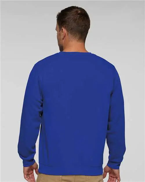Lat 6925 Elevated Fleece Crewneck Sweatshirt - Royal