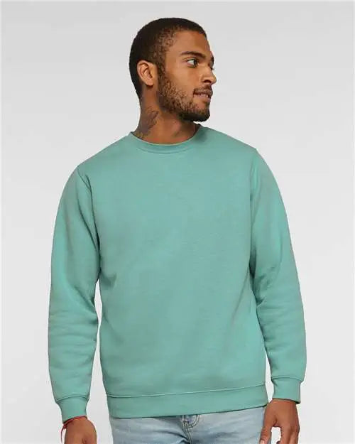 Lat 6925 Elevated Fleece Crewneck Sweatshirt - Saltwater