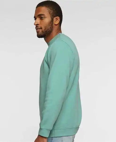 Lat 6925 Elevated Fleece Crewneck Sweatshirt - Saltwater