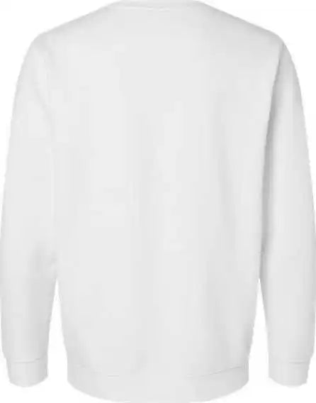 Lat 6925 Elevated Fleece Crewneck Sweatshirt - White