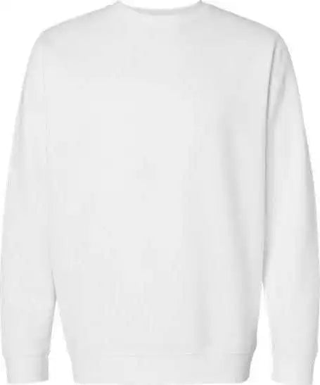 Lat 6925 Elevated Fleece Crewneck Sweatshirt - White