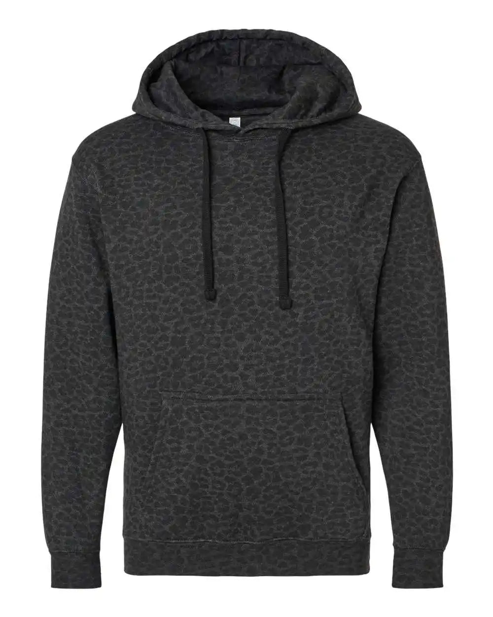 Lat 6926 Elevated Basic Hoodie Black Leopard