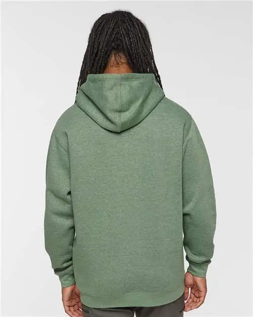 Lat 6926 Elevated Fleece Basic Hoodie - Bamboo Blackout