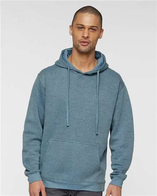 Lat 6926 Elevated Fleece Basic Hoodie - Bermuda Blackout