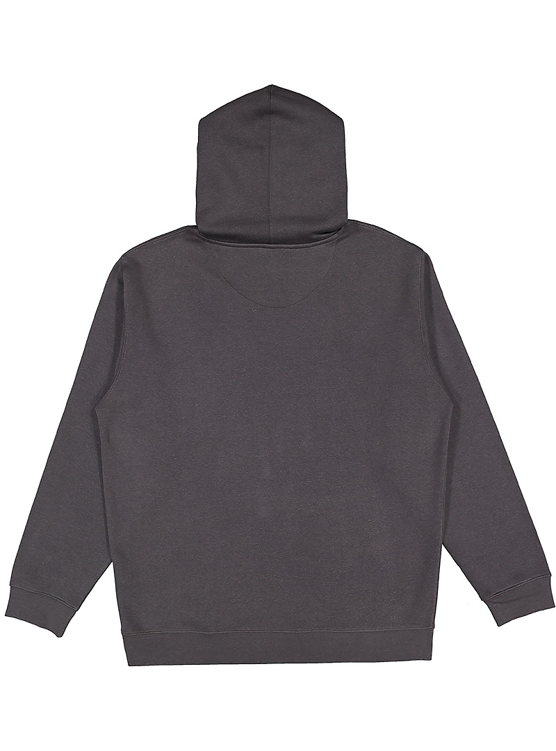 Lat 6926 Elevated Fleece Basic Hoodie - Charcoal