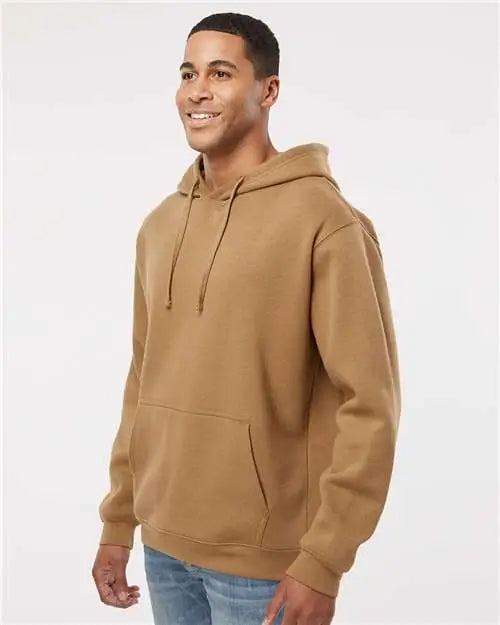 Lat 6926 Elevated Fleece Basic Hoodie - Coyote Brown