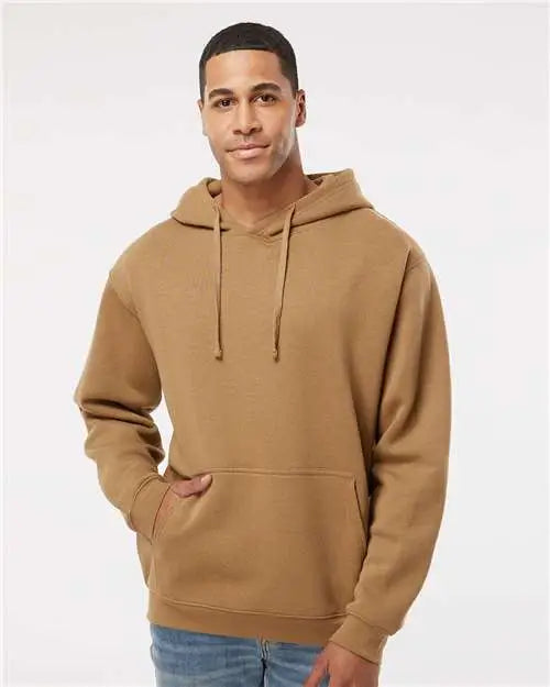 Lat 6926 Elevated Fleece Basic Hoodie - Coyote Brown