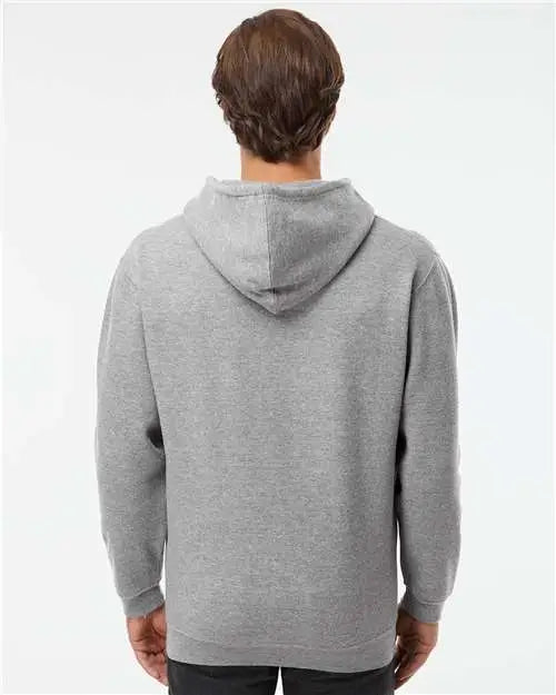 Lat 6926 Elevated Fleece Basic Hoodie - Granite Heather