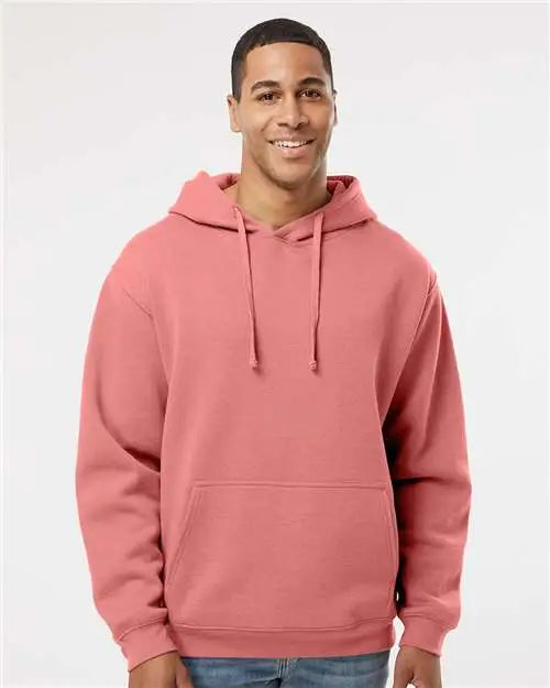 Lat 6926 Elevated Fleece Basic Hoodie - Mauvelous