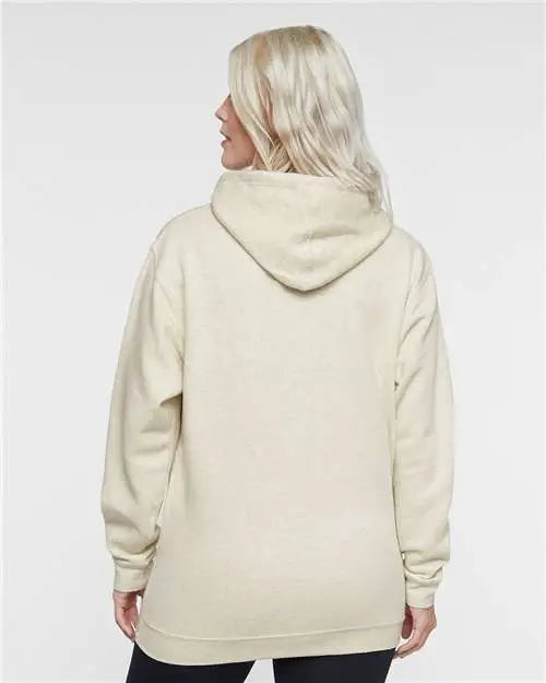 Lat 6926 Elevated Fleece Basic Hoodie - Natural Heather