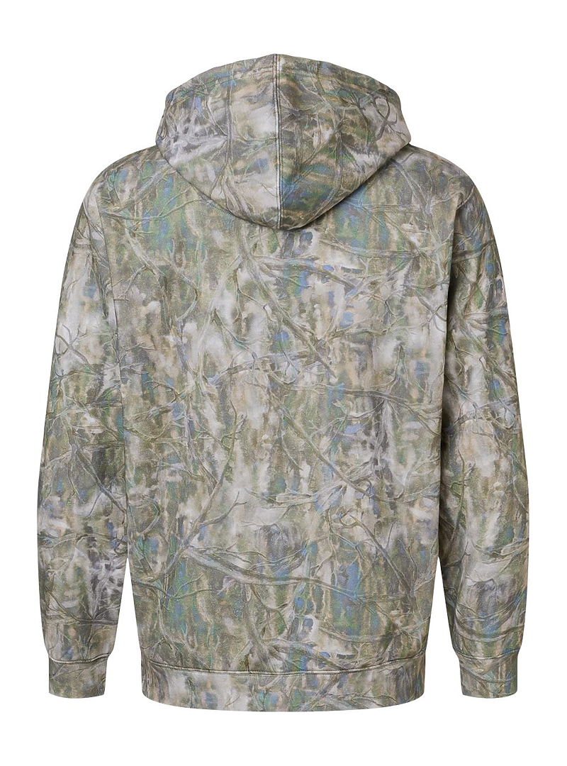 Lat 6926 Elevated Fleece Basic Hoodie - Sage Timberwood