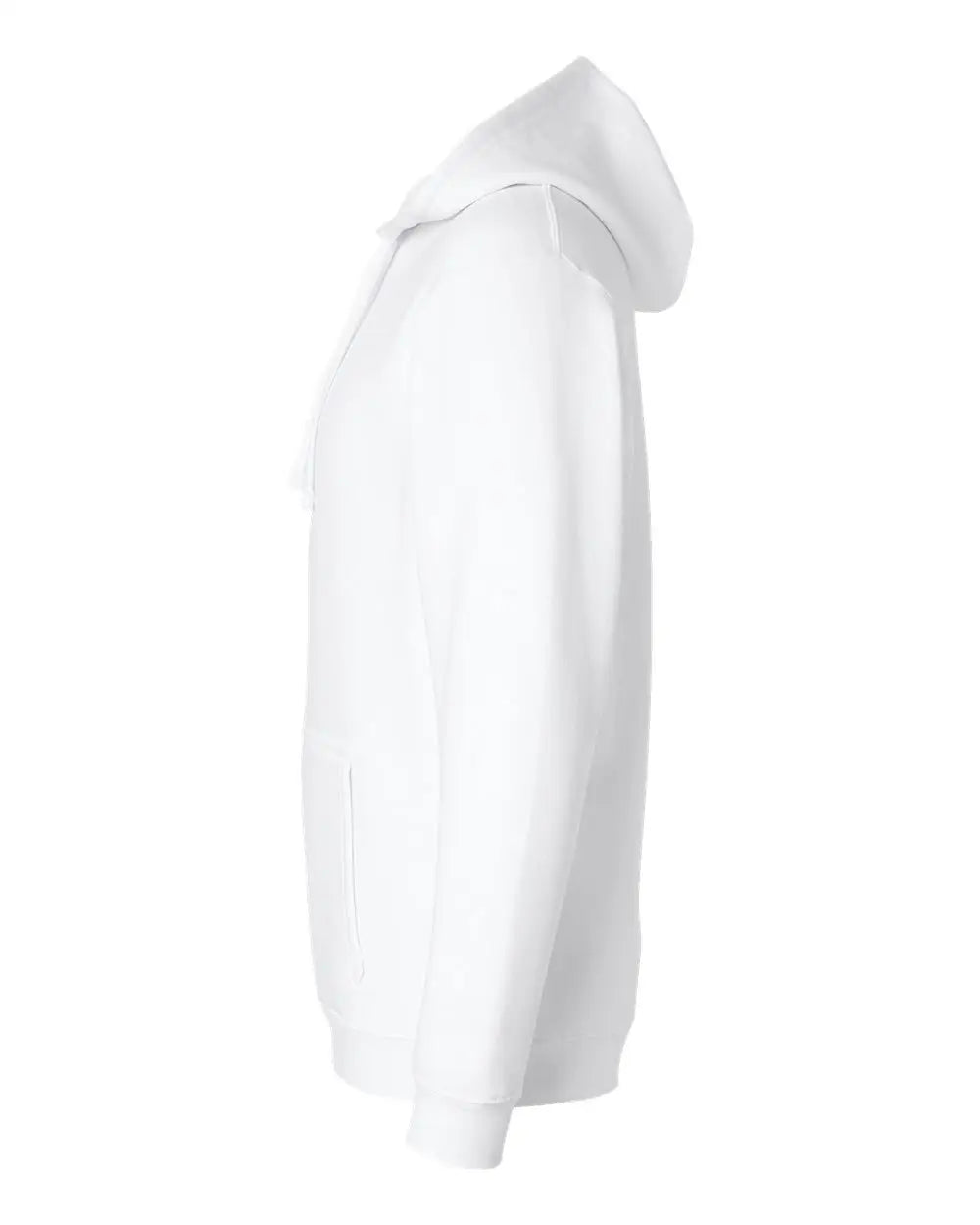 Lat 6926 Elevated Fleece Basic Hoodie - White