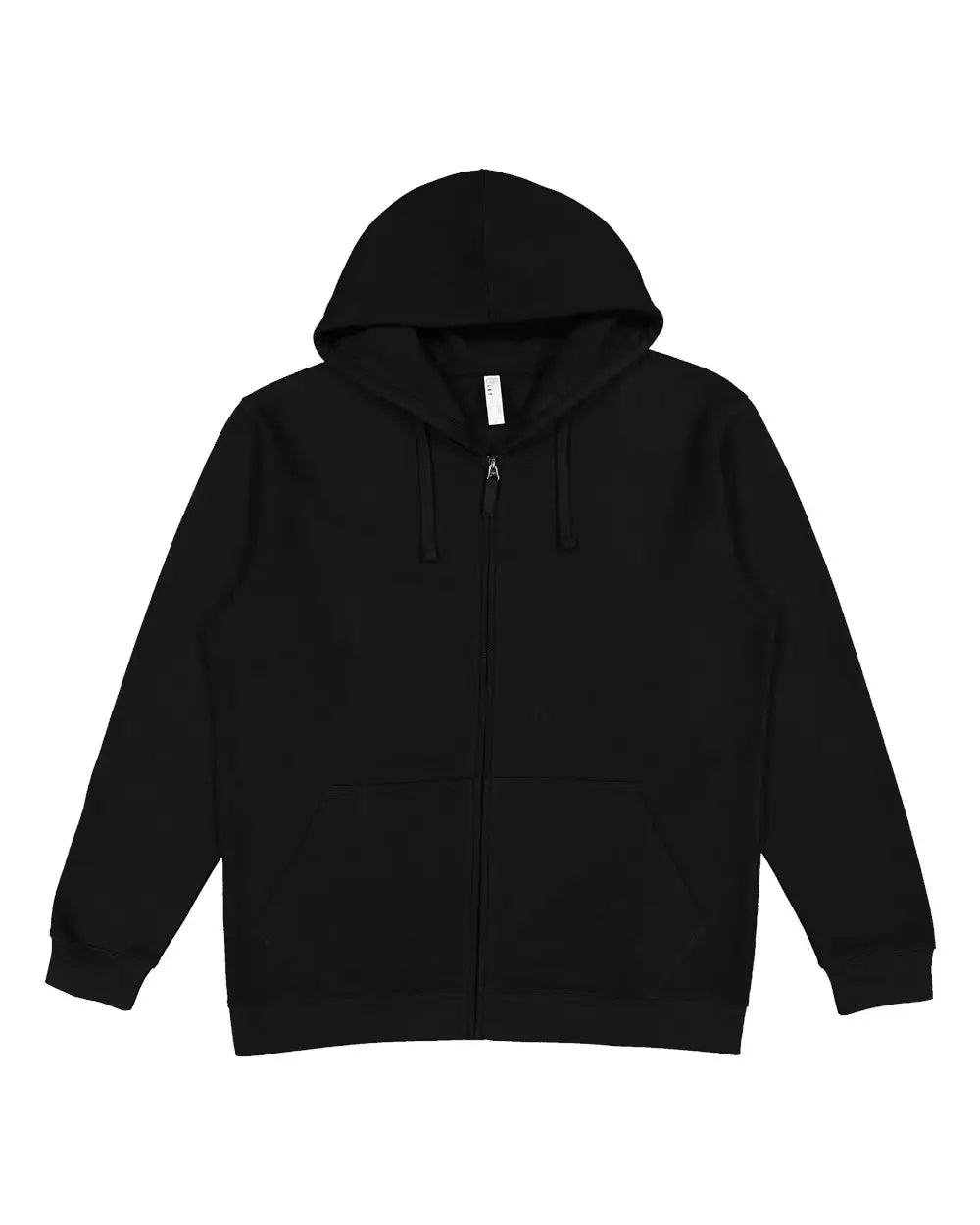 Lat 6927 Full-zip Fleece Hoodie - Black