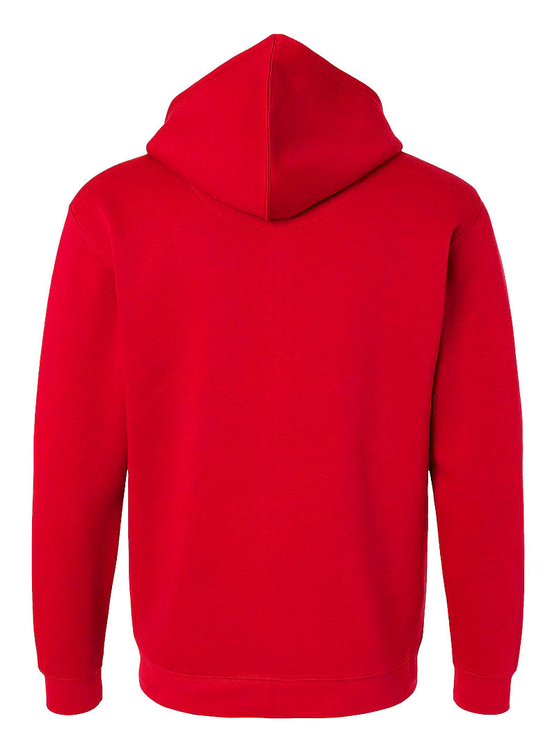 Lat 6927 Full-zip Fleece Hoodie - Red