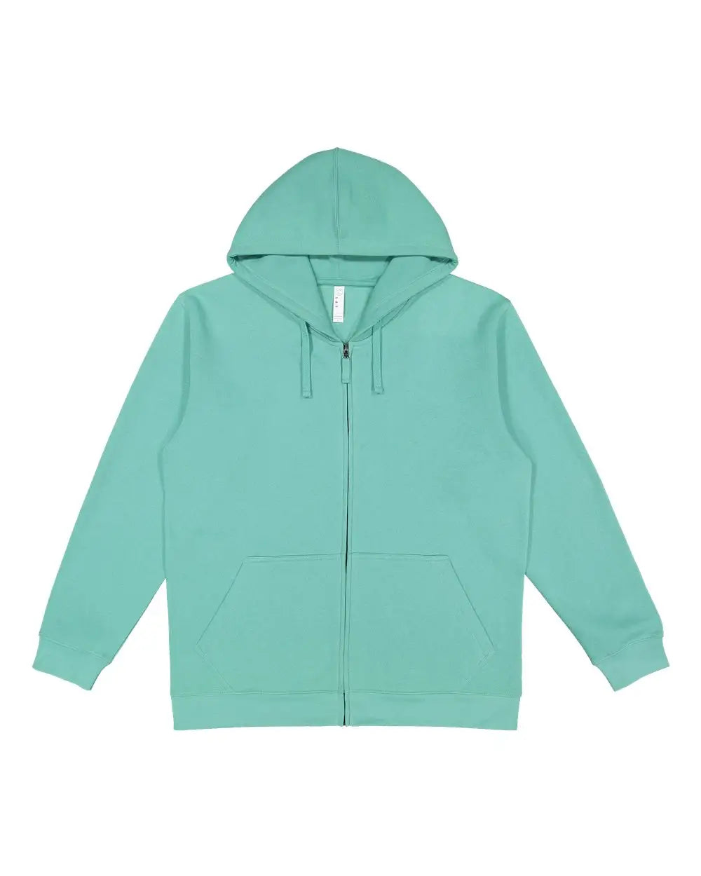 Lat 6927 Full-zip Fleece Hoodie - Saltwater