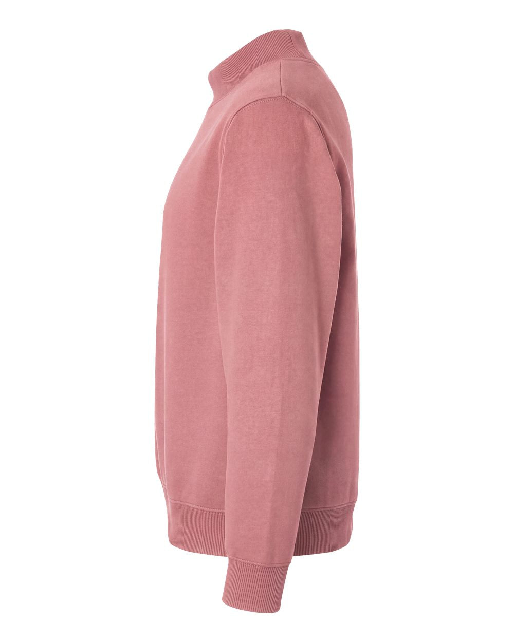Lat 6928 Unisex Mock Neck Fleece Sweatshirt - Mauvelous