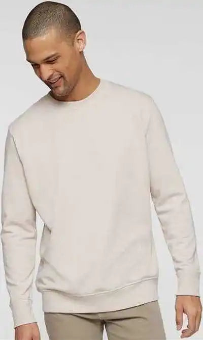 Lat 6935 Unisex Vintage Wash Fleece Crewneck Sweatshirt Washed Natural