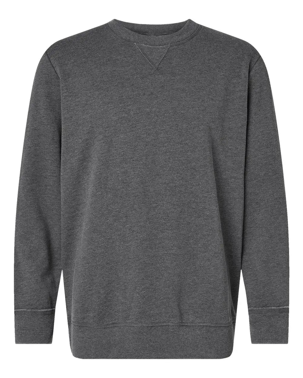 Lat 6935 Vintage Wash Fleece Crewneck Sweatshirt - Washed Black
