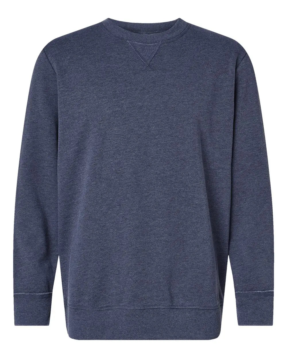 Lat 6935 Vintage Wash Fleece Crewneck Sweatshirt - Washed Navy