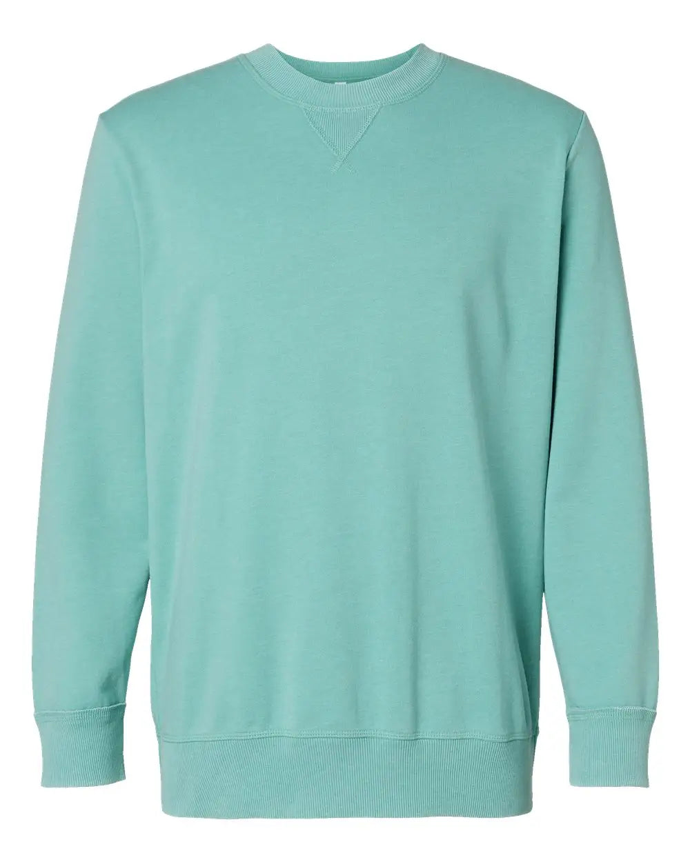 Lat 6935 Vintage Wash Fleece Crewneck Sweatshirt - Washed Saltwater - Gray / s