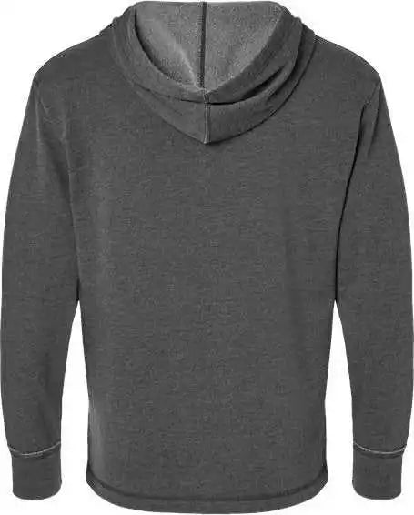 Lat 6936 Unisex Vintage Wash Fleece Hoodie - Washed Black