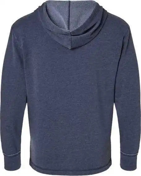 Lat 6936 Unisex Vintage Wash Fleece Hoodie - Washed Navy