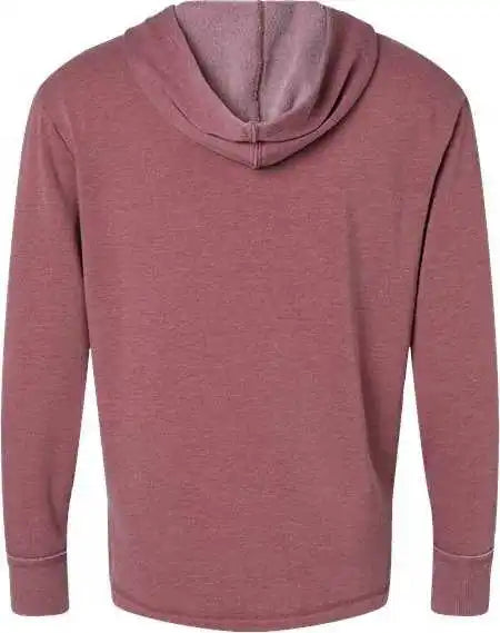Lat 6936 Unisex Vintage Wash Fleece Hoodie - Washed Rouge