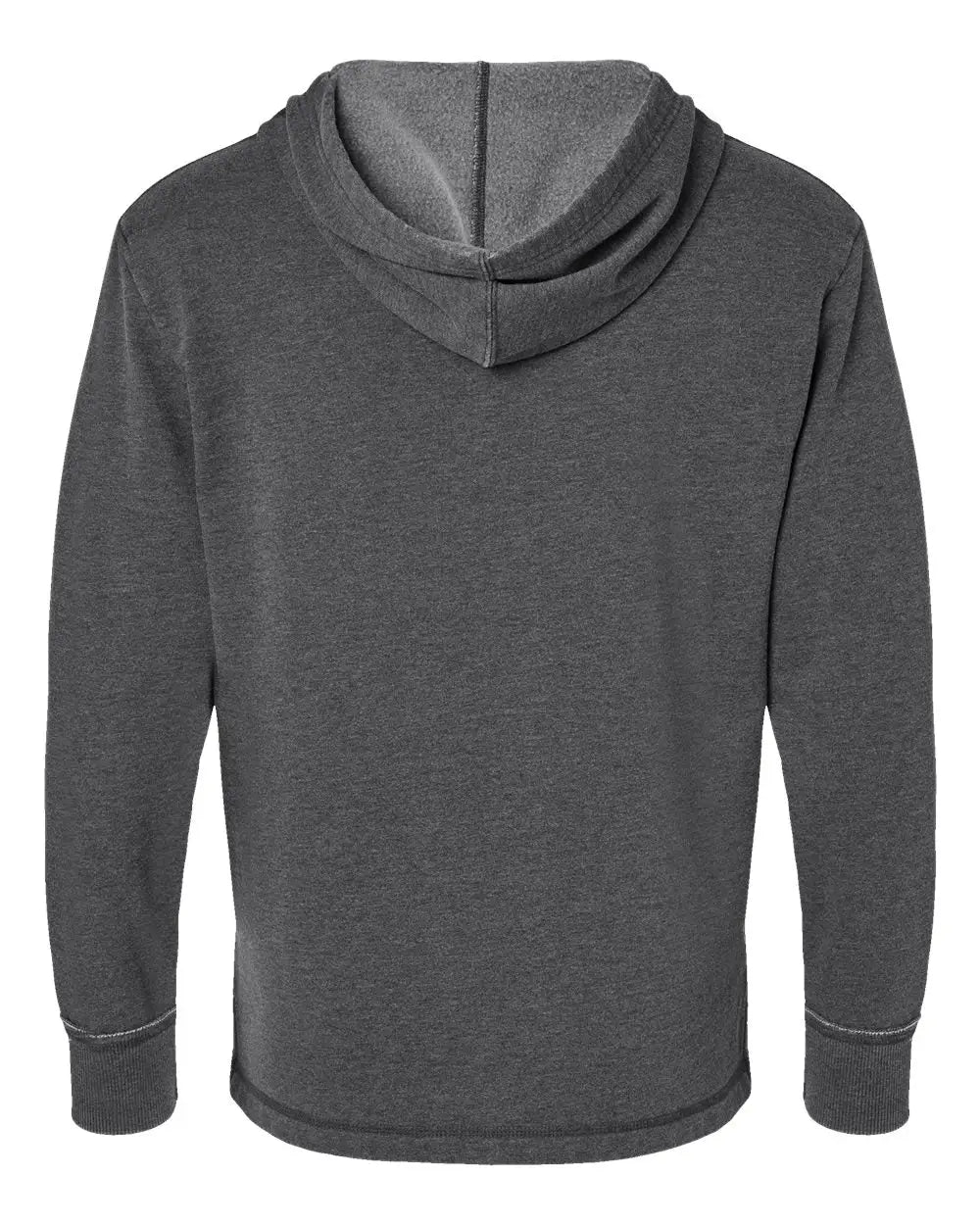 Lat 6936 Vintage Wash Fleece Hoodie - Washed Black