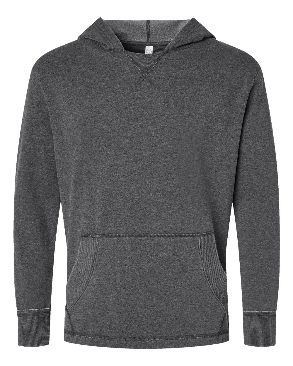 Lat 6936 Vintage Wash Fleece Hoodie - Washed Black - s