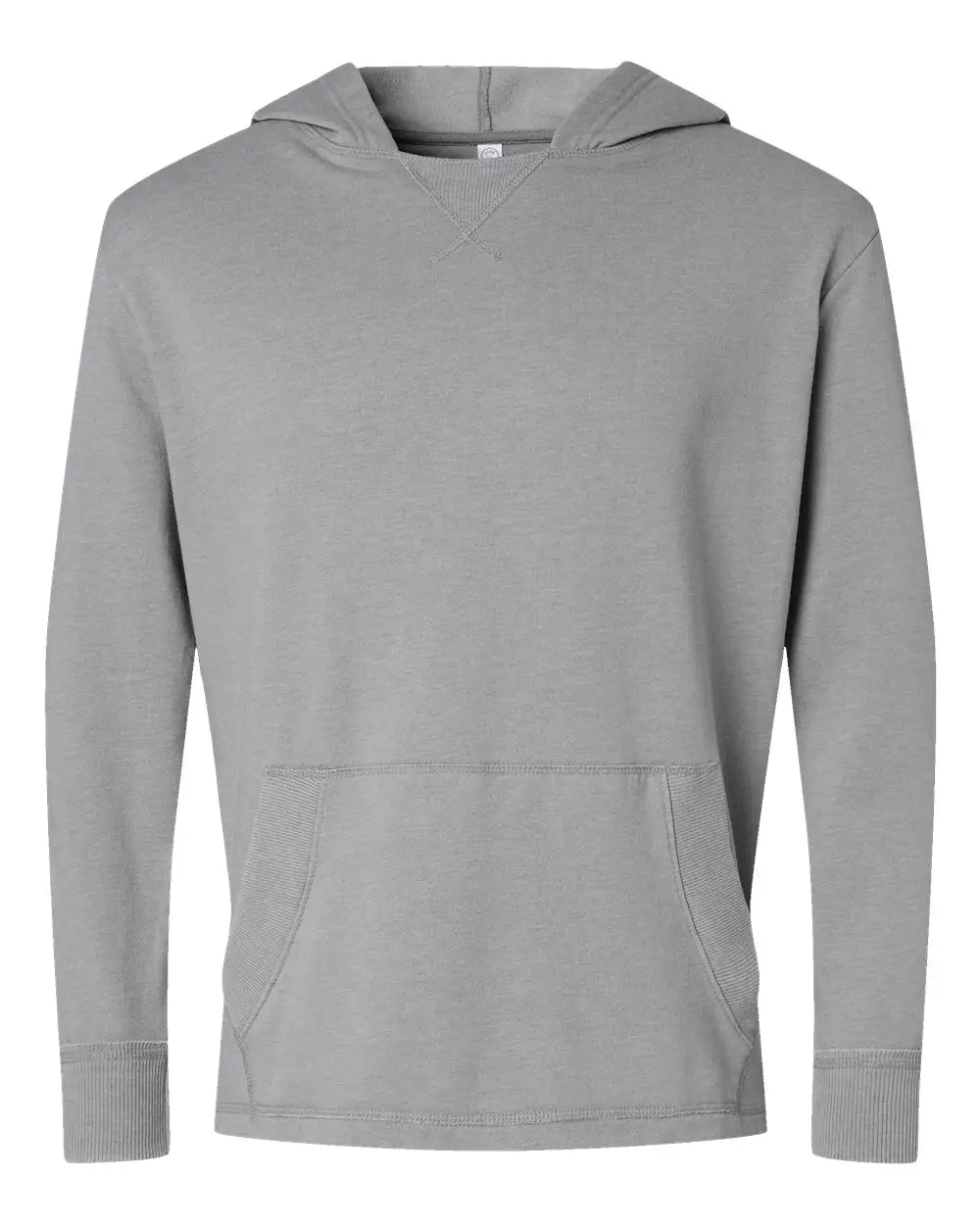 Lat 6936 Vintage Wash Fleece Hoodie - Washed Grey - Gray / s